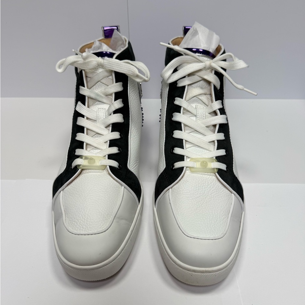 Christian Louboutin Black and White Athletic Shoes